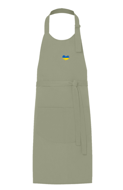 Фартух з принтом "Україна у серці". Арестович, война, герои, зелёный, иди нахуй, кем, мир, нет войне, орда, орки, привид киева, птн пнх, путін хуйло, русский военный корабль, слава украине, ссу, украина, чернобаевка. 2070702