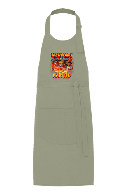 Apron with prints Naruto. Anime, character, manga, naruto, ninja, tv series. 2070702