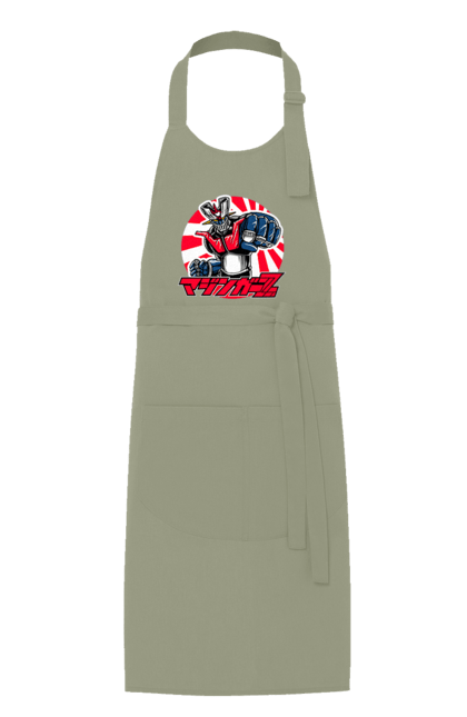 Apron with prints Mazinger Z Grendizer. Anime, goldorak, goldrake, grendizer, manga, mazinger z, mecha, robots. 2070702