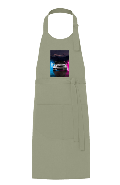 Фартух з принтом "БЕХА". Беха, в машину, красота, птн пнх, фонарі. 2070702