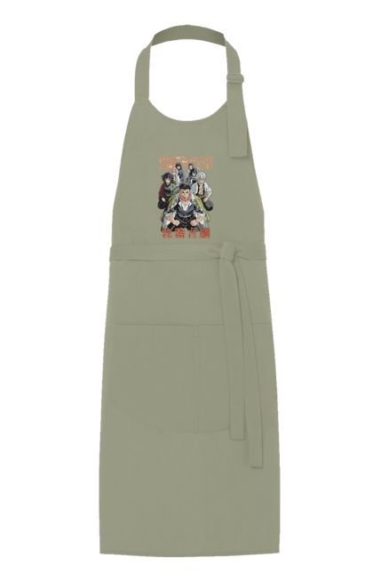 Apron with prints Demon Slayer Hashira. Anime, demon slayer, hashira, kimetsu no yaiba, manga. 2070702