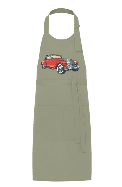 Фартух з принтом "Автомобіль Раритет". Авто, автомобіль, ретро. 2070702