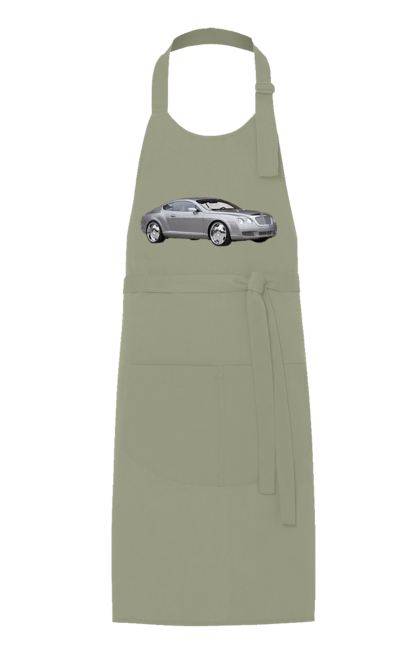 Фартух з принтом "Авто". Авто, автомобиль, дорогий автомобіль, сірий автомобіль, стильний автомобіль. 2070702