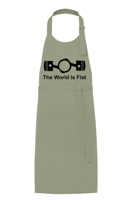 Фартук с принтом World Flat. Авто, деталь, машина. 2070702