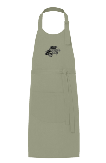 Фартух з принтом "Автомобіль". Автомобіль, імпала, класика, лоурайдер, шевроле. 2070702