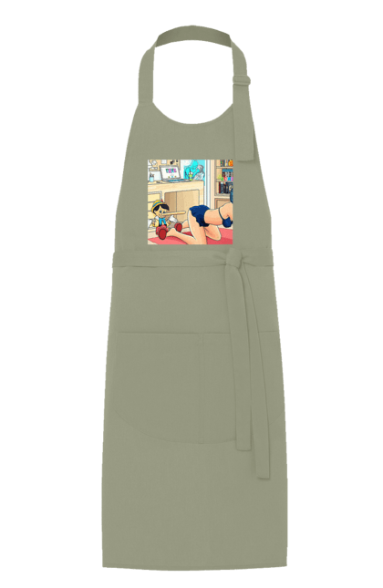 Фартух з принтом "Буратіно У Дорослій Казці". Бетмен, буратіно, гола, поцілунок, прикол. 2070702