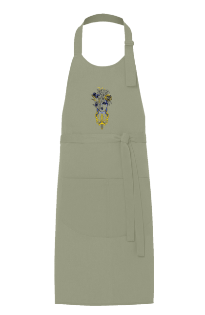 Apron with prints Ukrainian. Sunflower, ukrainian, woman. 2070702