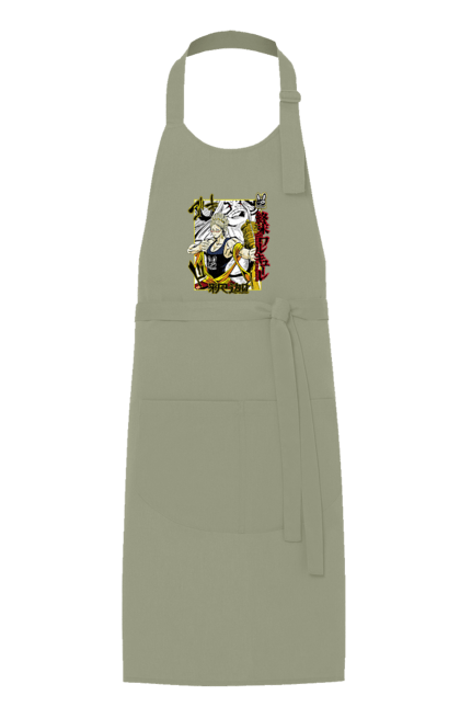 Фартух з принтом "Повість про кінець світу Будда". Anime, buddha, manga, record of ragnarok, аніме, будда, комікс, манга, нетфлікс. 2070702