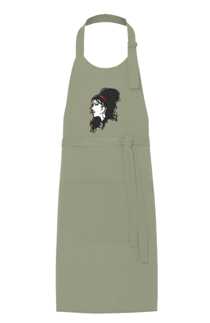 Apron with prints Amy Winehouse. Amy winehouse, blues, composer, jazz, musician, singer, soul. 2070702