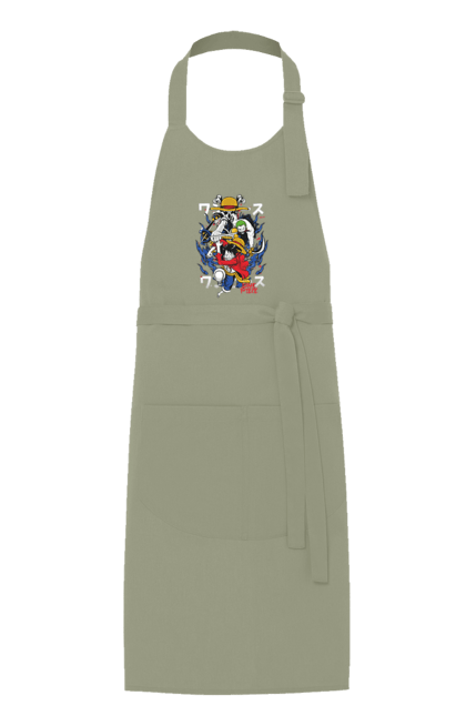 Apron with prints One Piece Luffy. Anime, luffy, manga, monkey de luffy, one piece, pirates. 2070702