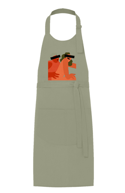 Фартух з принтом "Кохання та прихована камера". Prikol, smex, гумор, дружба, жуйка, любов, мир, нас не впізнають, прихована камера, секс. 2070702