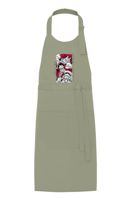 Apron with prints One Piece Luffy. Anime, luffy, manga, monkey de luffy, one piece, pirates. 2070702