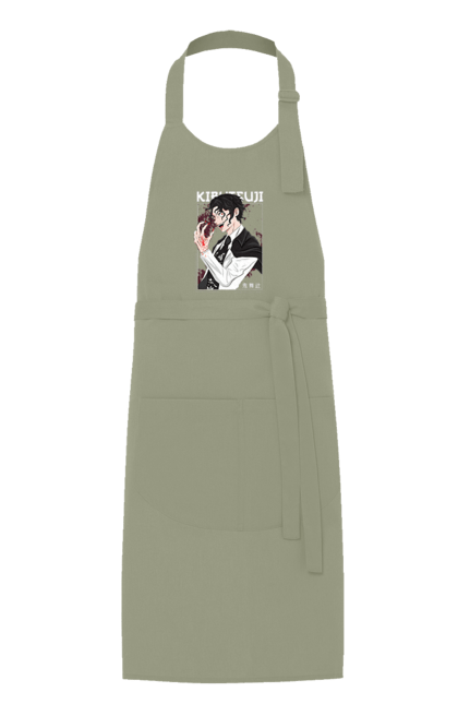 Apron with prints Demon Slayer Muzan. Anime, demon slayer, eternal paradise faith, kimetsu no yaiba, manga, muzan, twelve kizuki, upper rank six. 2070702