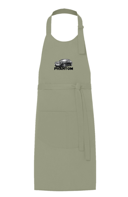 Фартух з принтом "Рнолс ройс". Авто, автомобіль, люкс клас, ролс ройс, седан, фантом. 2070702