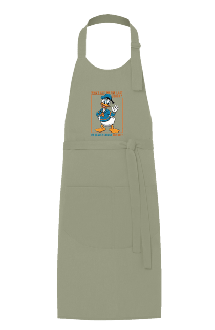 Apron with prints Donald Duck. Animated series, cartoon, disney, donald duck. 2070702