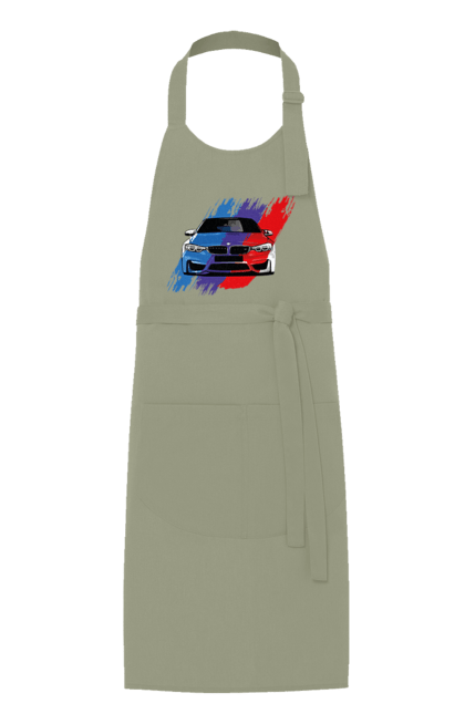 Apron with prints BMW. Auto, bmw, bmw fan, fan club. 2070702