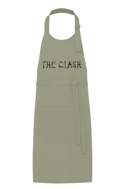 Фартук с принтом The Clash. Clash, группа, даб, музыка, панк, панк-рок, реггей, рок, рок-н-ролл. 2070702