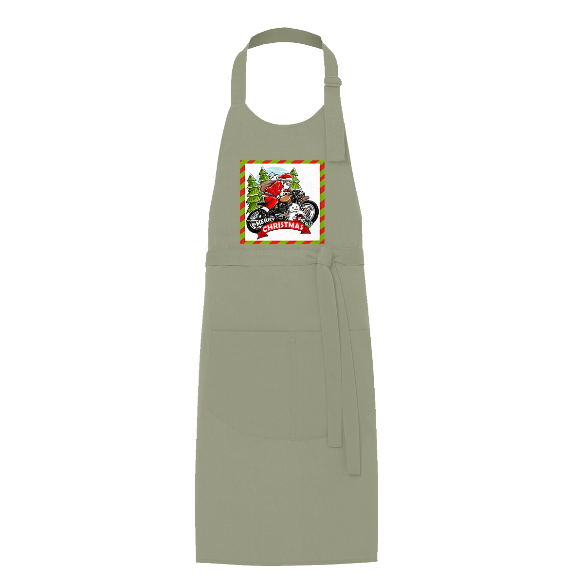 Santa on a motorcycle