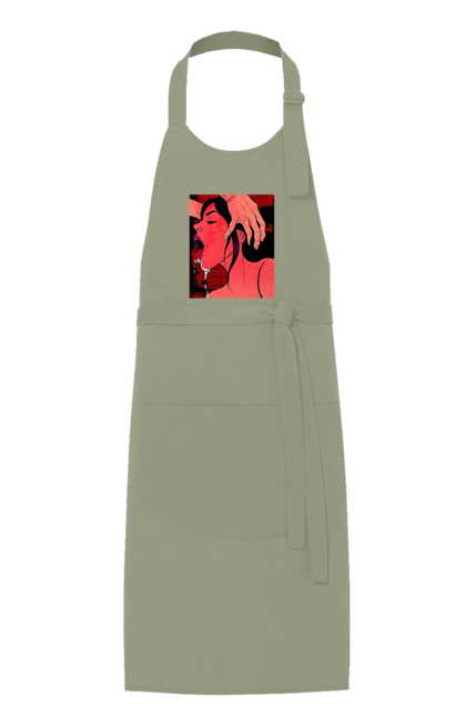 Apron with prints Girl Sucks With Saliva. Sex, suck. 2070702
