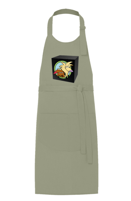 Фартух з принтом "Black Box". Black box, бобер, боєприпас, коробка, повернись живим. 2070702