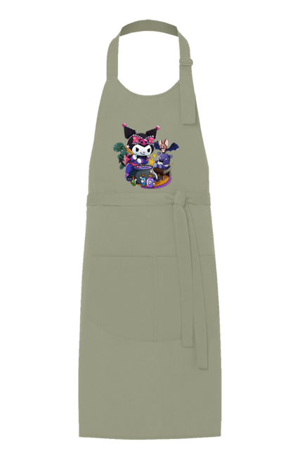Apron with prints Hello Kitty Kuromi. Anime, character, hello kitty, kuromi, my melody, sanrio. 2070702