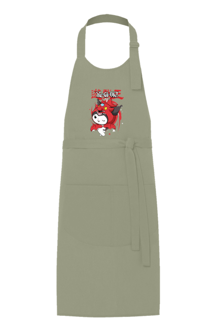 Apron with prints Yu Gi Oh! Kuromi. Anime, character, hello kitty, kuromi, my melody, sanrio, yu gi oh, yugio. 2070702