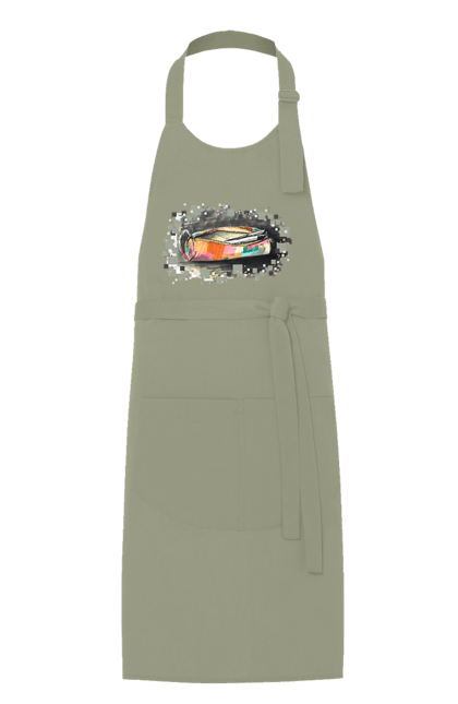 Фартух з принтом "Пенал Авторський малюнок". Ексклюзив, канцтовари, малюнок, малюнок від руки, олівець, пенал, ручка, школа. 2070702