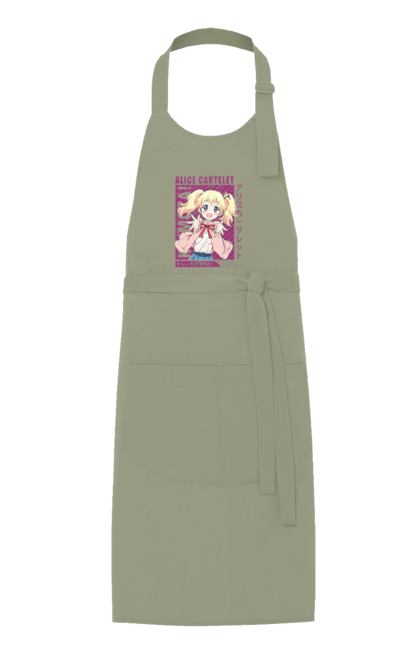 Apron with prints Kiniro Mosaic Alice Cartelet. Alice, alice cartelet, anime, gold mosaic, kiniro mosaic, kinmoza, manga. 2070702