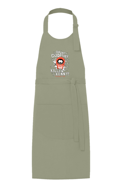 Apron with prints South Park Kenny. Cartoon series, kenny, kenny mccormick, south park. 2070702