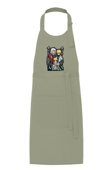 Apron with prints Naruto. Anime, character, manga, naruto, ninja, tv series. 2070702