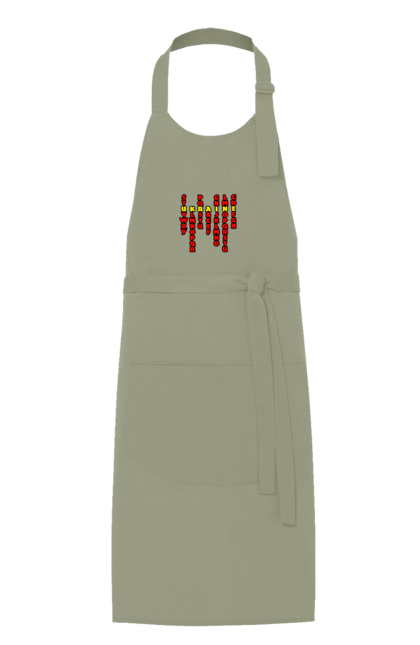 Фартух з принтом "Україна". Абетка, авторський принт, латиниця, літери, напис, текст, україна. 2070702