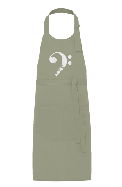 Фартух з принтом "Череп (у чому сенс життя)". Життя, знак питання, лікар, лікарня, після смерті, сенс життя, смерть, череп, що далі. 2070702