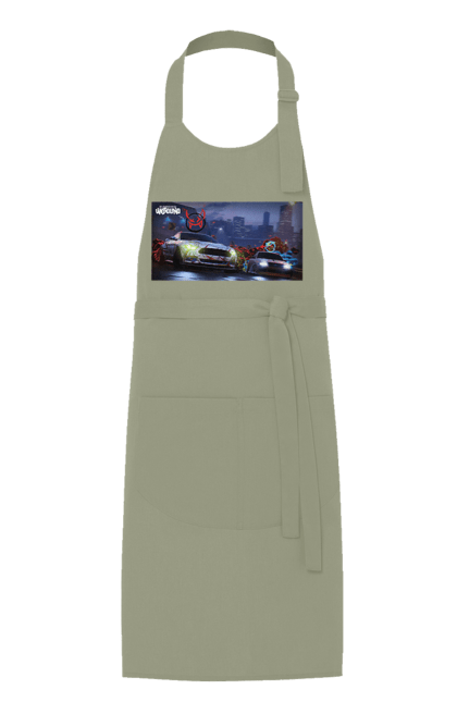Фартук с принтом Need for Speed Unbound. Heat, need, need for speed, nfs, speed, unbound, нид, нфс, спид, фор. 2070702