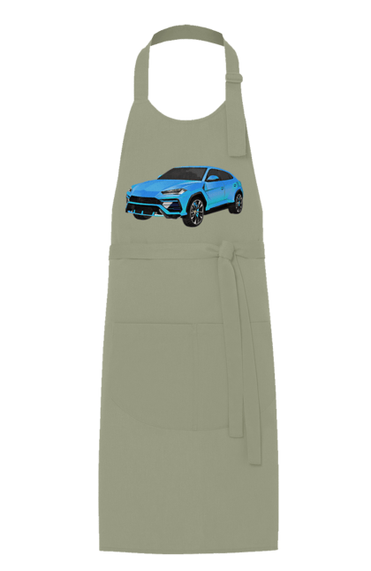 Фартук с принтом Ламборгини Урус. Автомобиль, ламборгини, ламборгини урус, урус. 2070702