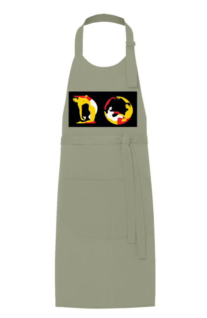 Фартух з принтом "Розтяжка По Дорослому". Пози, розтяжка. 2070702