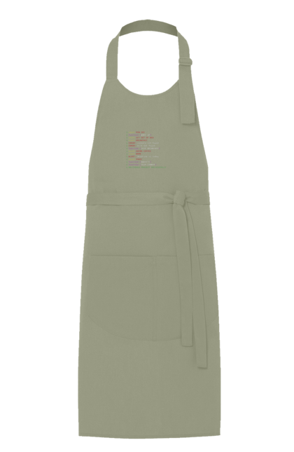 Фартух з принтом "Життя програміста". Angular, c, css, html, it, javascript, jquery, php, python, react, svelt, vue, айтишник, айті, гумор, код, кодувати, прогер, програміст, програмісти, ти ж, ти ж програміст, тиж програміст. 2070702