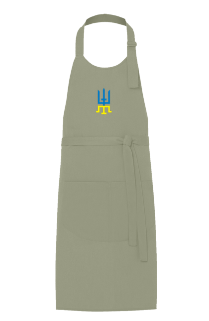 Фартух з принтом "Кримська квітка 2023.(світлий фон )". 2023, sarabeevart, квітка, крим, купити, патріотична, україна. 2070702