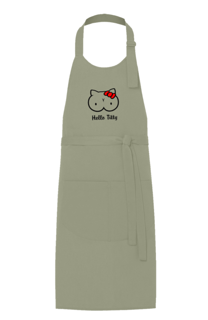 Фартух з принтом "Hello Kitty". Hello, hello kitty, kitty, дорослі, краса. 2070702