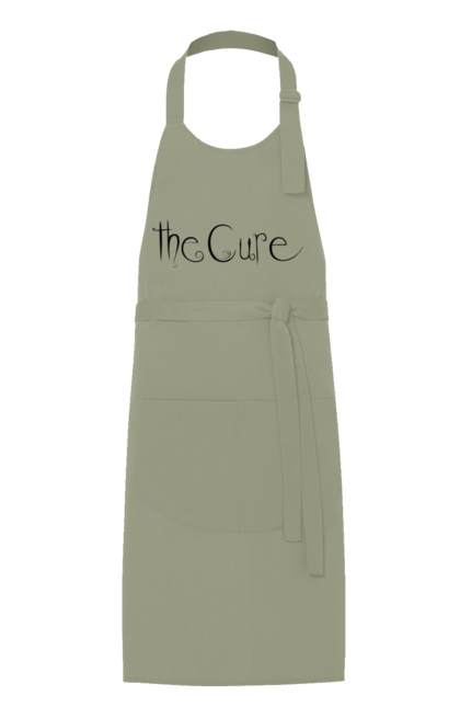 Фартук с принтом The Cure. Cure, kiss me, альтернативный рок, готик-рок, группа, дрим-поп, музыка, новая волна, постпанк, рок. 2070702