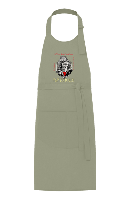 Apron with prints Beetlejuice. Beetlejuice, comedy, ghost, horror, movie, tim burton, warner bros. 2070702