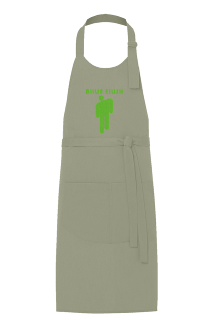 Фартух з принтом "Billie Eilish". Активістка, біллі айліш, мизукант, права, співачка, тварини. 2070702