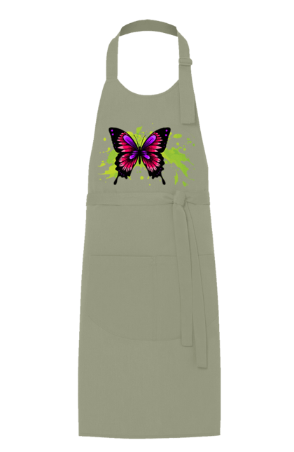 Фартух з принтом "Рожевий Метелик". Метелик. 2070702