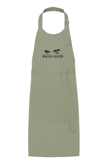 Фартух з принтом "Біллі Айлиш". Billie, billie eilish, billieeilish, eilish, артист, музика. 2070702