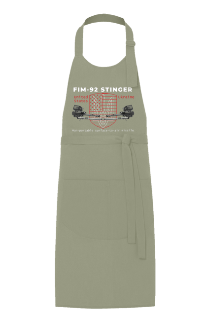 Apron with prints Stinger. F16, howitzer, industrious, nasams, stinger, suzanne, zuzana. 2070702