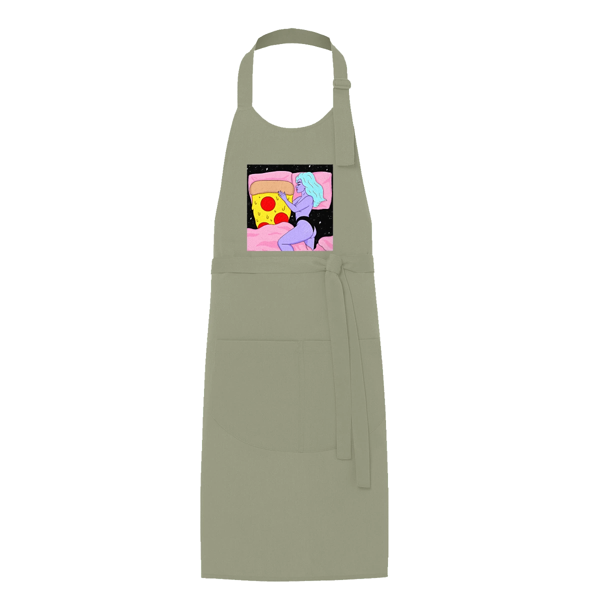 Фіолетова Дівчина І Піца