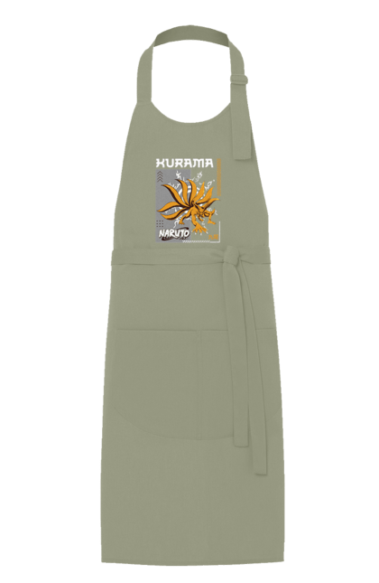 Apron with prints Naruto Kurama. Anime, character, kurama, manga, naruto, ninja, tv series. 2070702