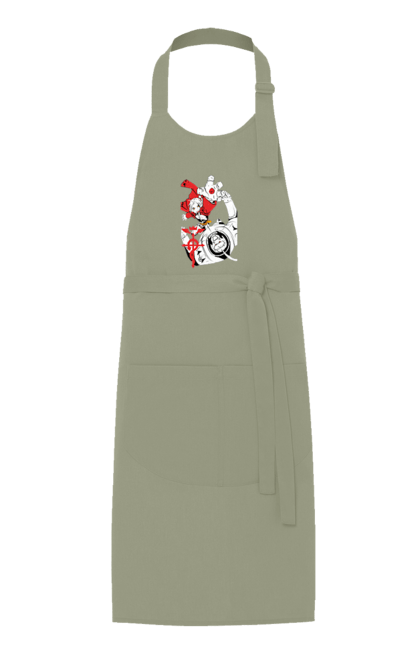 Apron with prints Fullmetal Alchemist. Adventures, alphonse elric, anime, edward elric, fullmetal alchemist, light novel, manga, steampunk. 2070702