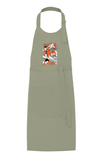 Apron with prints Slam Dunk Takenori Akagi. Anime, basketball, comedy, manga, school, shonen, slam dunk, sports anime, takenori akagi. 2070702