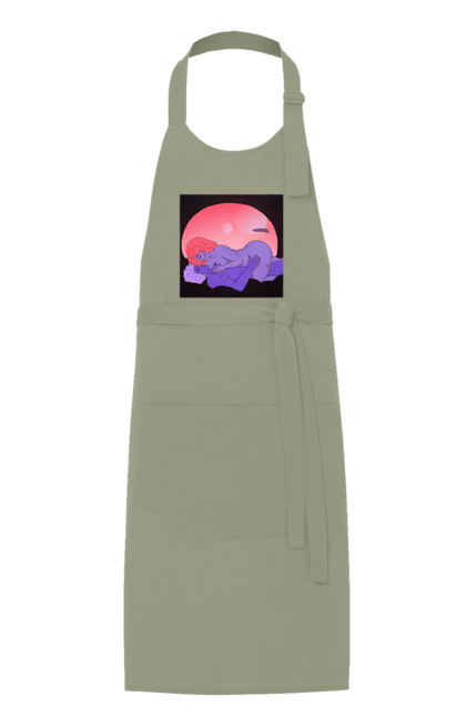 Фартух з принтом "Інопланетяни Дівчина І Хлопець". Голі, дівчина, хлопець. 2070702