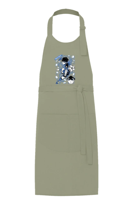 Apron with prints Blue Lock Isagi Yoichi. Anime, blue lock, blue prison, manga, sport, sports anime, yoichi isagi. 2070702